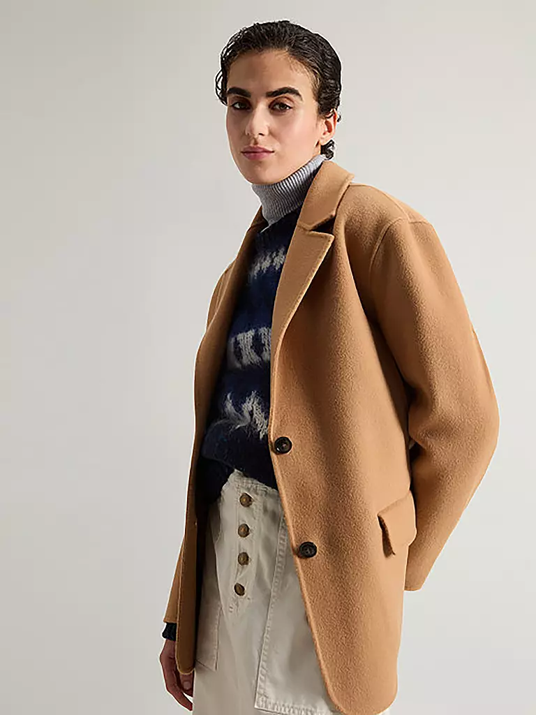 WOOLRICH | Giacca di lana | Cammello