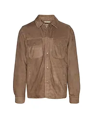 WOOLRICH | Giacca in pelle ALASKAN | Cammello