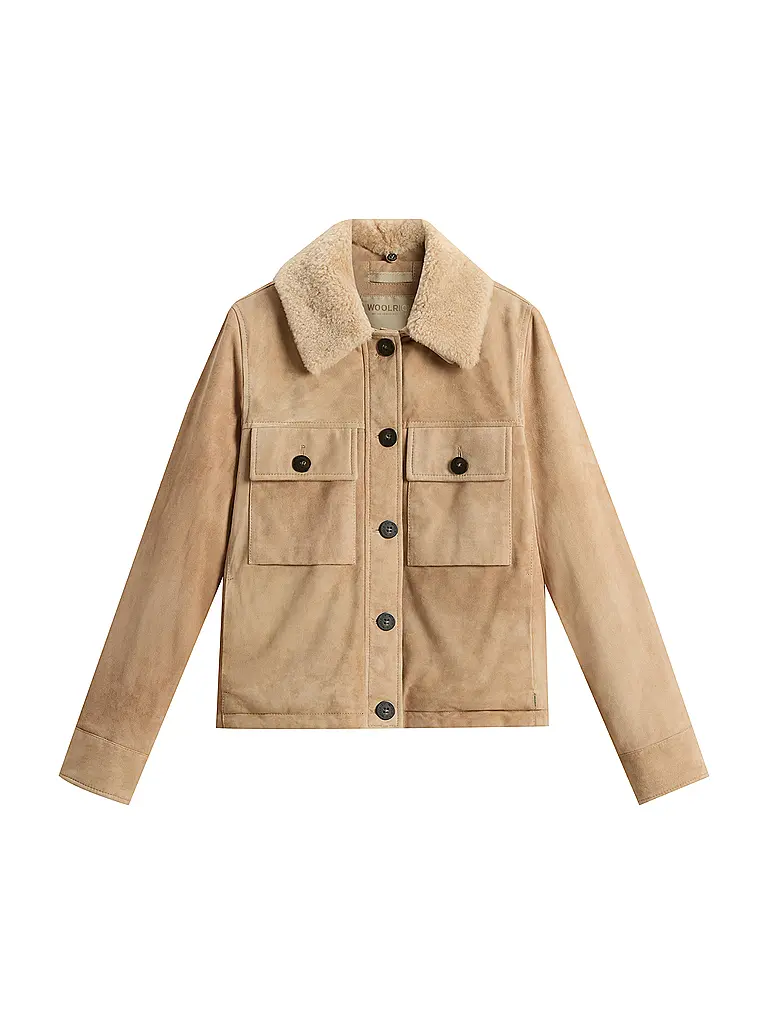 WOOLRICH | Giacca in pelle AMBER | Beige