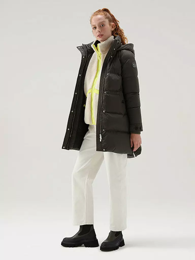 WOOLRICH | Piumino trapuntato ALSEA | Oliva