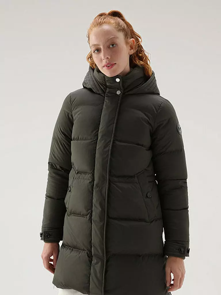 WOOLRICH | Piumino trapuntato ALSEA | Oliva