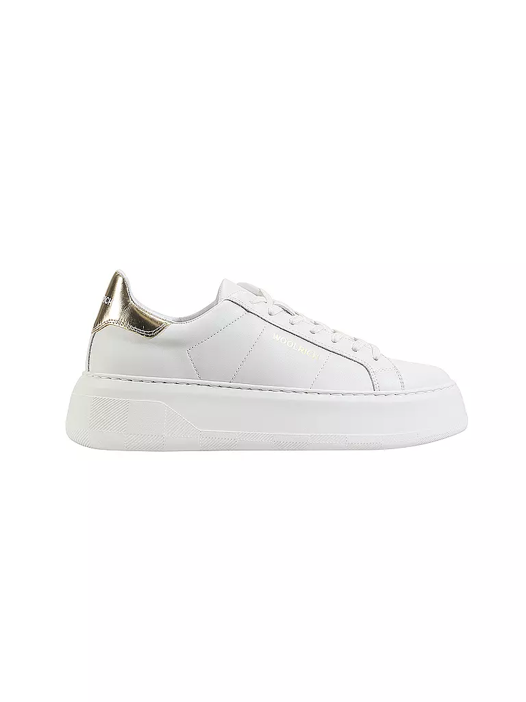 WOOLRICH | Sneaker CALF LAMINATO | Bianco
