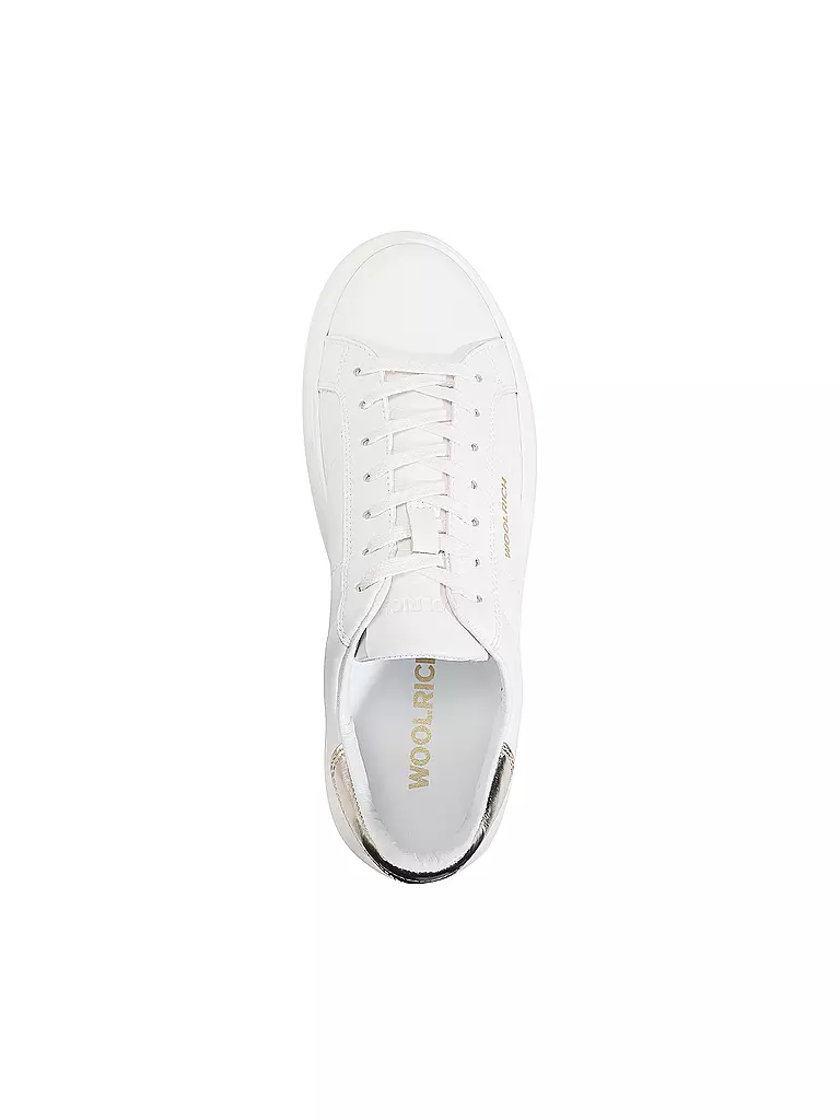 WOOLRICH | Sneaker CALF LAMINATO | Bianco