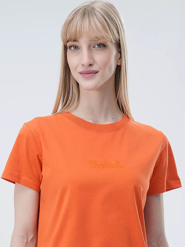 WOOLRICH | T-Shirt | Arancione