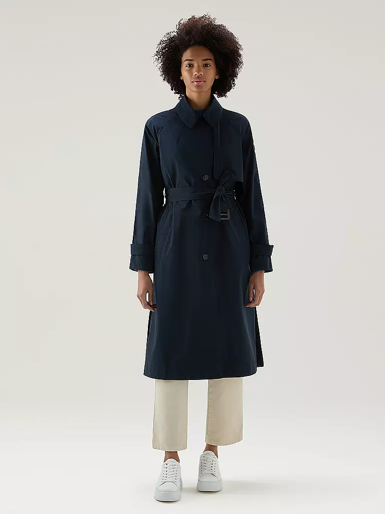 WOOLRICH | Trench coat | Blu scuro