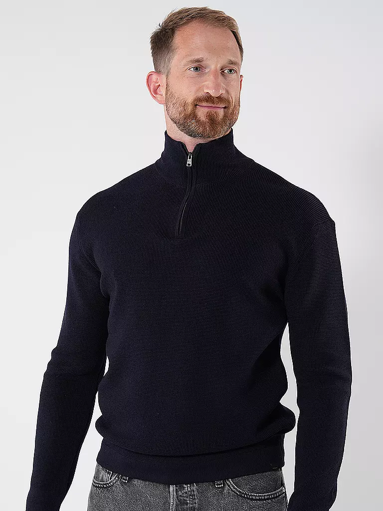 WOOLRICH | Troyer Pullover | Blu