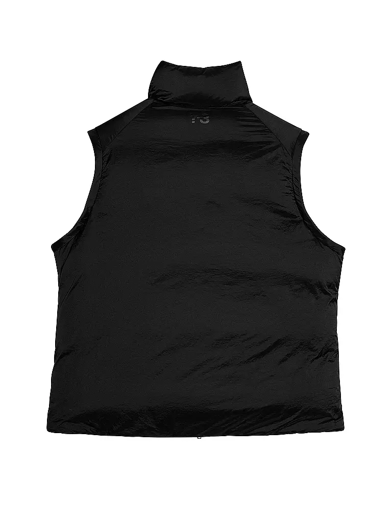 Y-3 | Gilet trapuntato in piuma | Nero