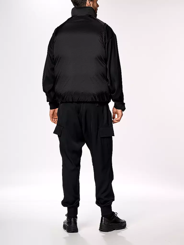 Y-3 | Gilet trapuntato in piuma | Nero