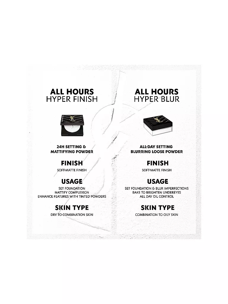 YVES SAINT LAURENT | All Hours Hyper Blur Loose Powder (01 Translucent) |