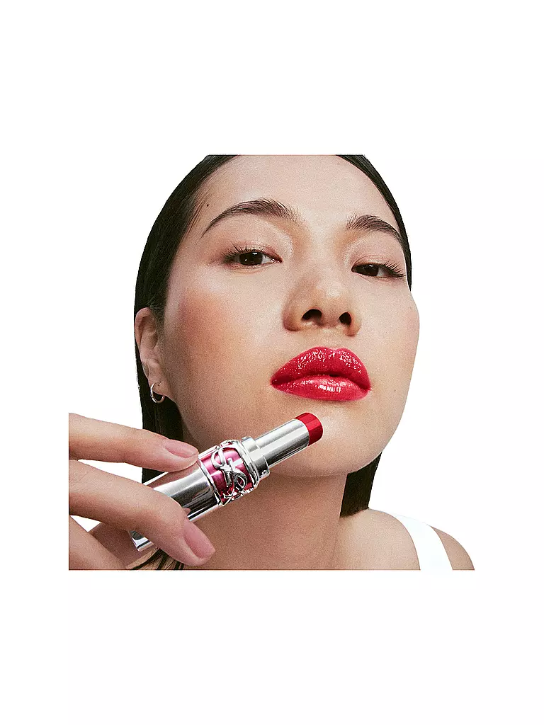 YVES SAINT LAURENT | Loveshine Candy Glaze Lipgloss-Stick (17 Strawberry Cloud) | Rosa