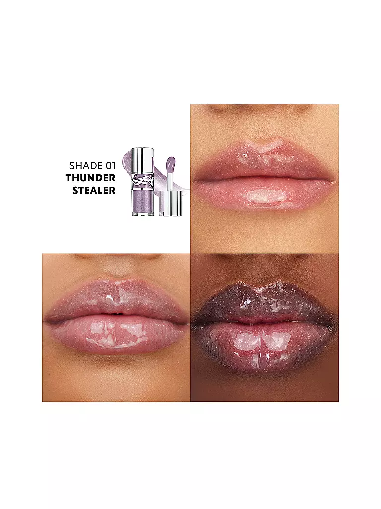 YVES SAINT LAURENT | Loveshine Plumping Lip Oil Gloss (1 Thunder Stealer) | Lilla