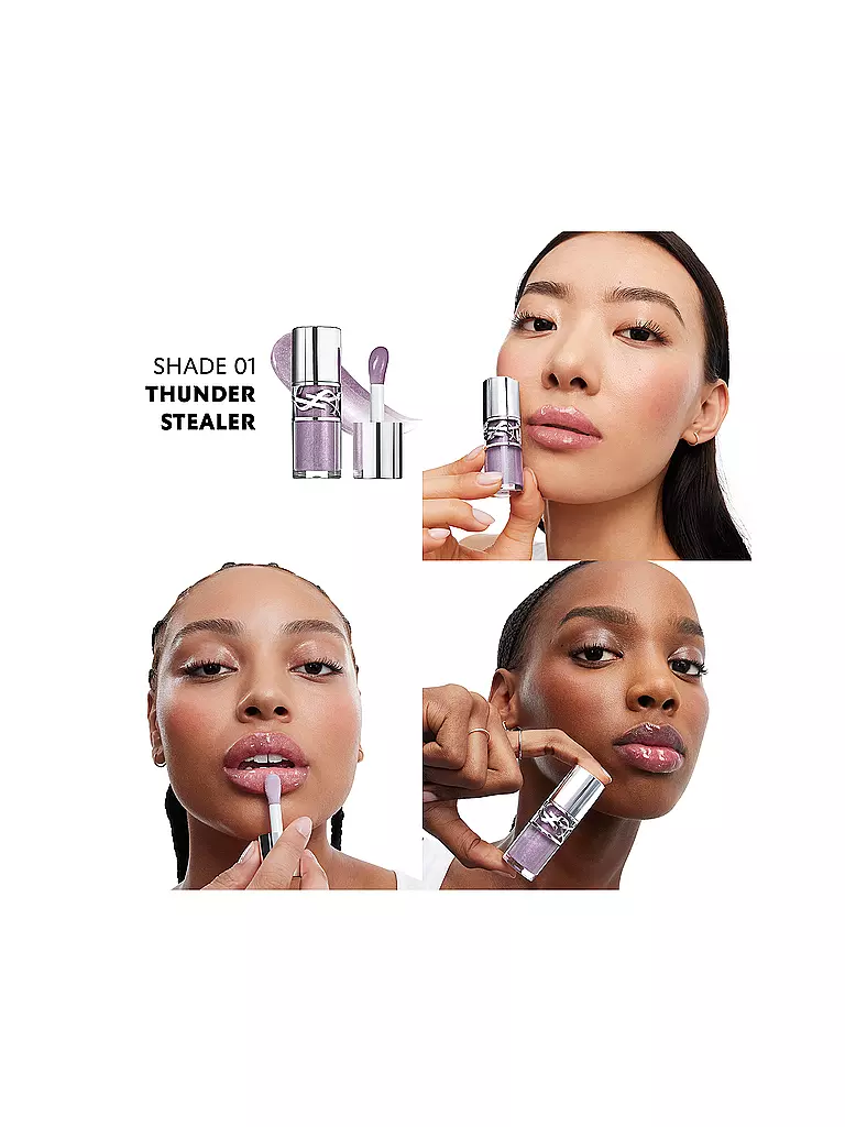 YVES SAINT LAURENT | Loveshine Plumping Lip Oil Gloss (1 Thunder Stealer) | Lilla