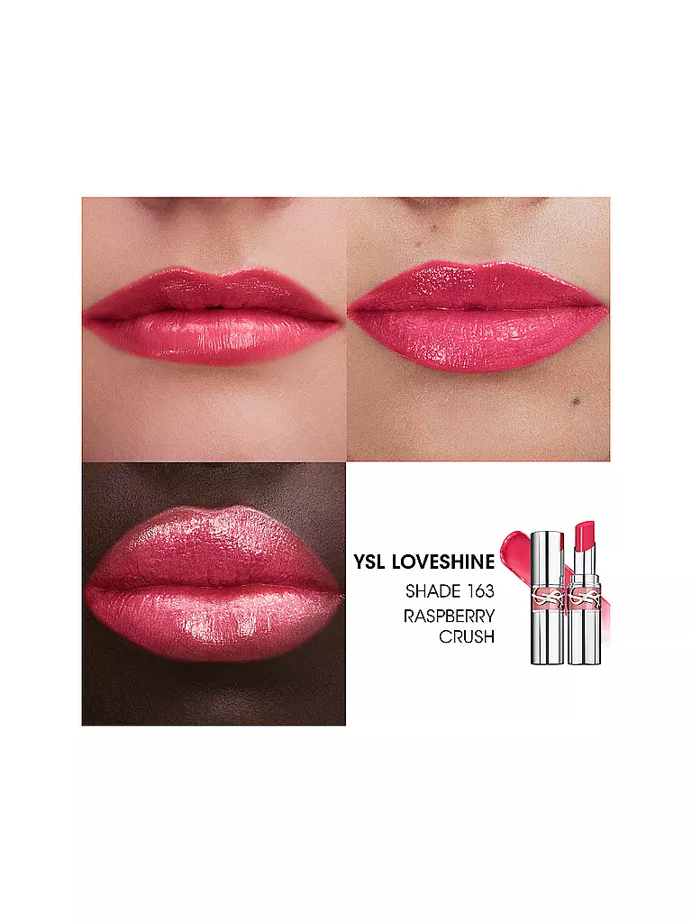 YVES SAINT LAURENT | Loveshine Rossetto (163 Rasperry Crush) | Fucsia