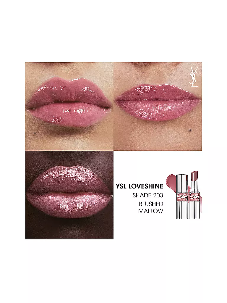 YVES SAINT LAURENT | Loveshine Rossetto (203 Blushed Mallow) | 