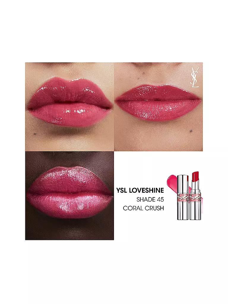 YVES SAINT LAURENT | Loveshine Rossetto (45 Coral Crush) | Corallo