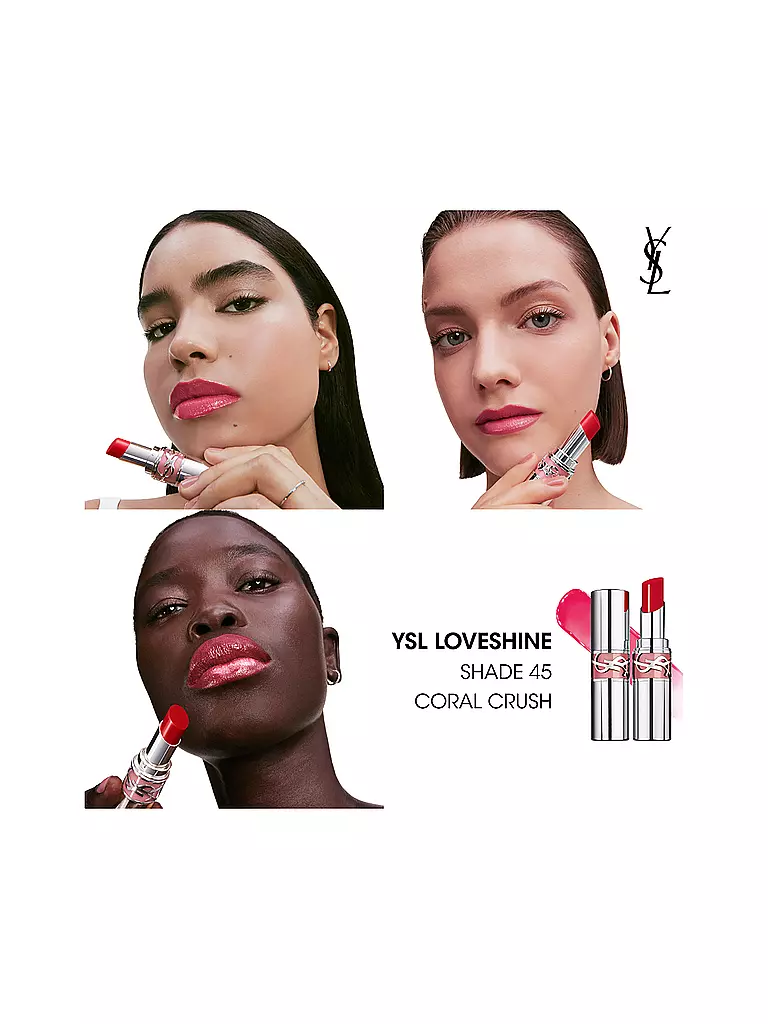 YVES SAINT LAURENT | Loveshine Rossetto (45 Coral Crush) | Corallo