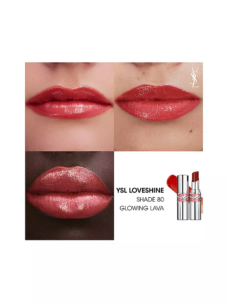 YVES SAINT LAURENT | Loveshine Rossetto (80 Glowing Lava) | Bacca