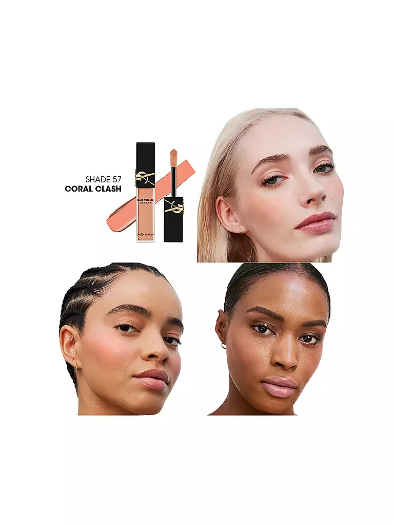 YVES SAINT LAURENT | Make Me Blush Liquid (57 Coral Clash) | 