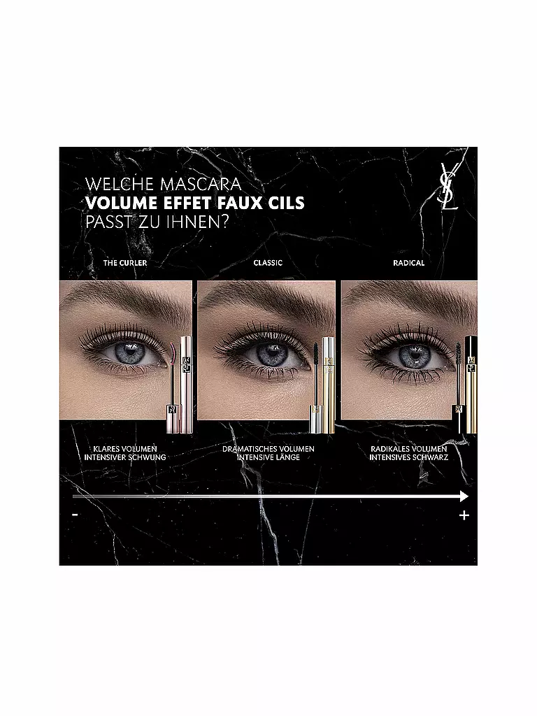 YVES SAINT LAURENT | Mascara Yolume Effet Faux (01 Black) | 