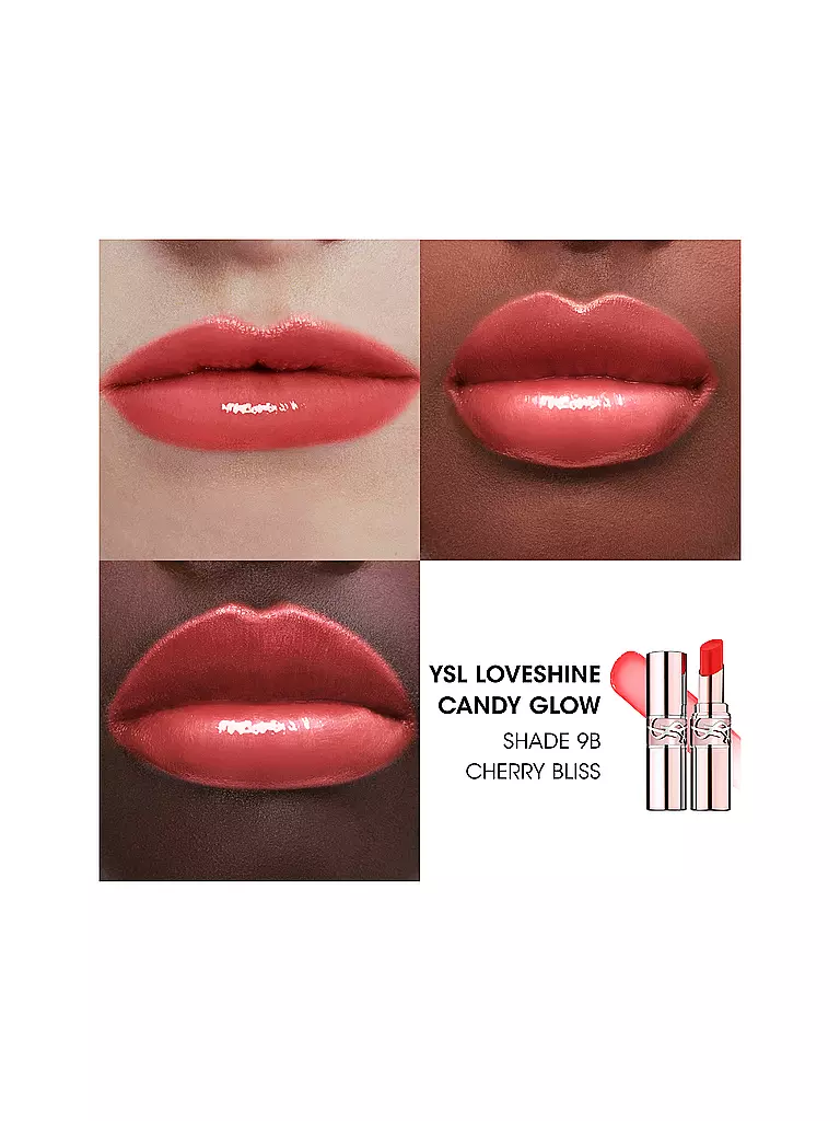 YVES SAINT LAURENT | Rossetto - Loveshine Candy Glow Balm (9B Cherry Pliss) | 
