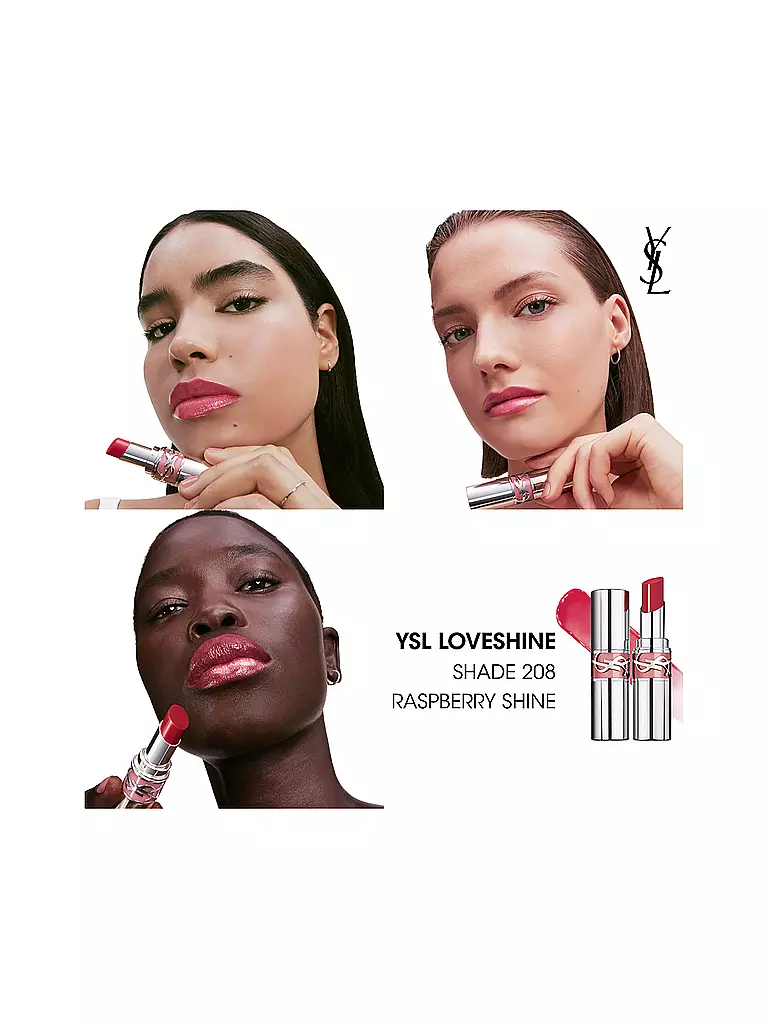 YVES SAINT LAURENT | Rossetto Loveshine (208 Pink Kiss) | Fucsia