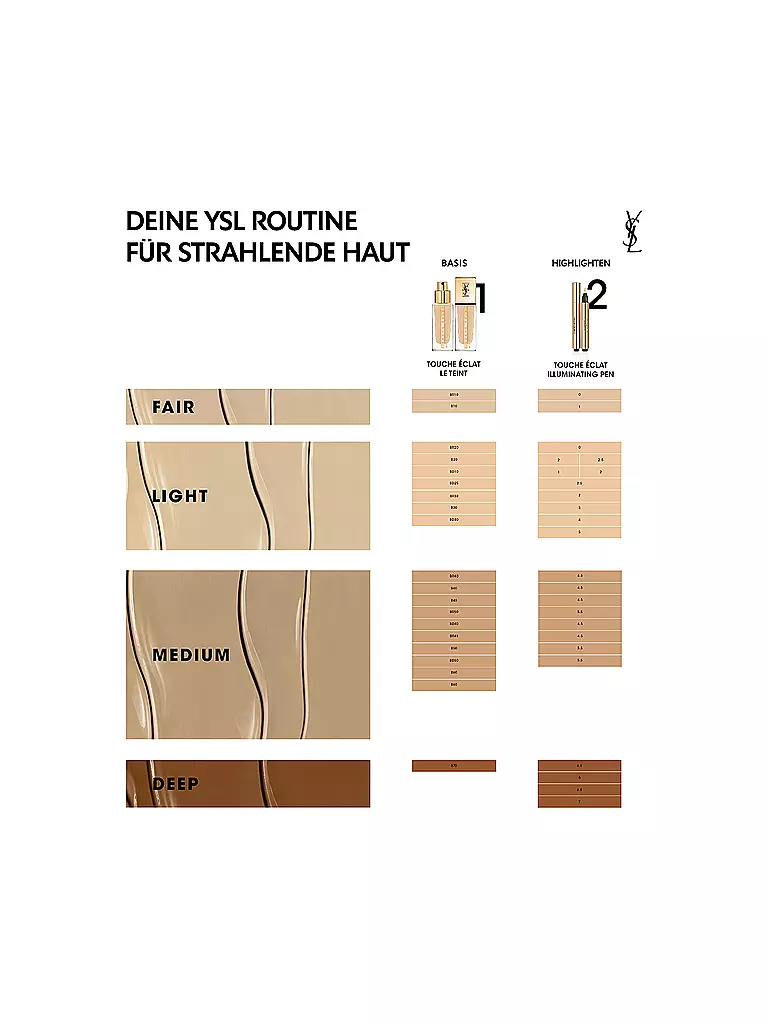 YVES SAINT LAURENT | Touche Éclat Concealer (02 Luminous Ivory) | Cammello