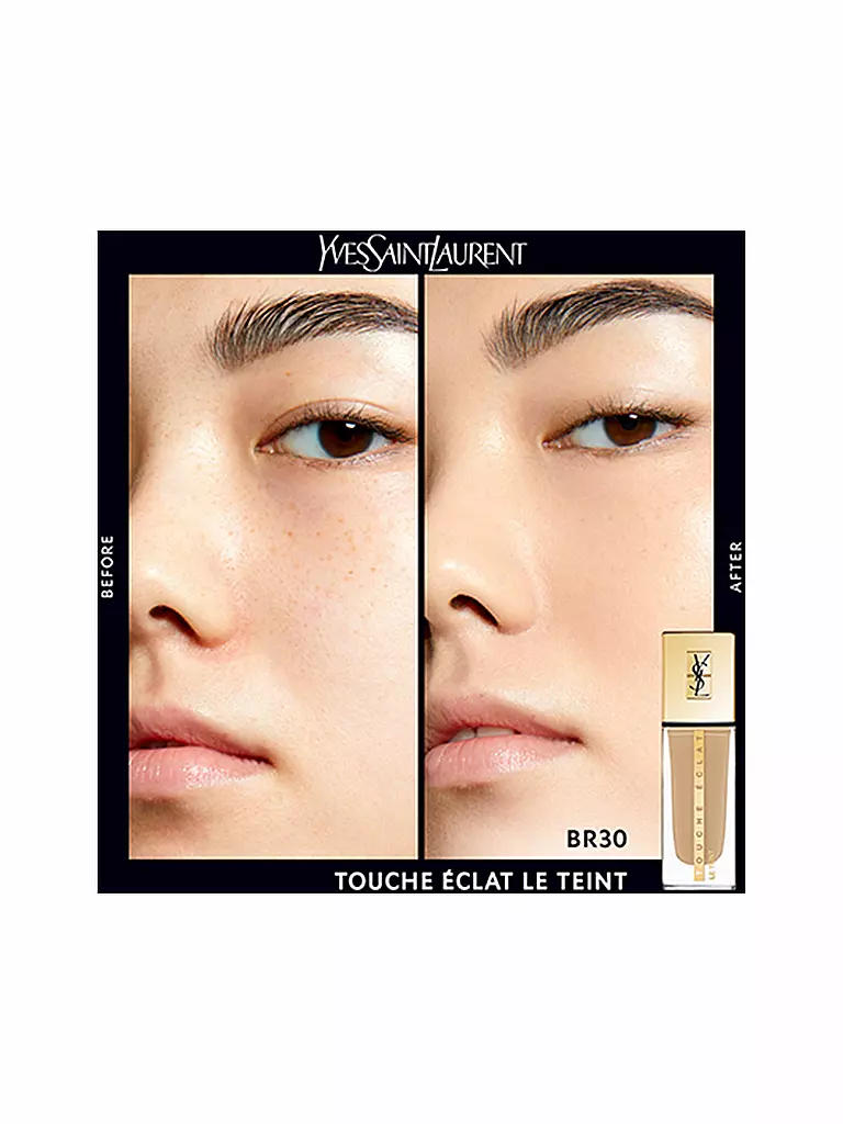 YVES SAINT LAURENT | Touche Éclat Le Teint Foundation (BR30 Cool Almond) | Cammello