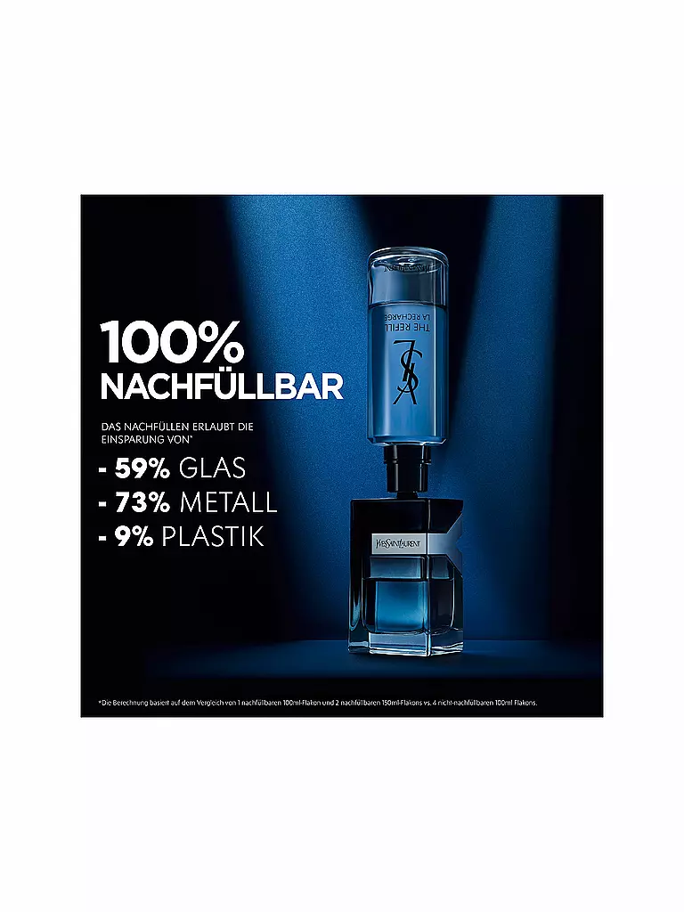 YVES SAINT LAURENT | Y Eau de Parfum 100ml Ricaricabile | 
