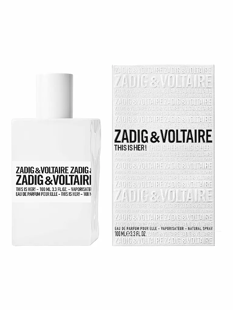 ZADIG & VOLTAIRE | This is Her! Eau de Parfum Vaporizzatore 100ml | Senza colore