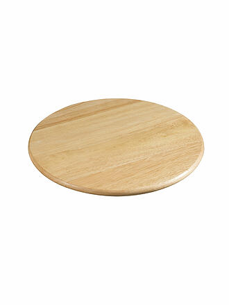 ZASSENHAUS | Piatto girevole in legno di gomma 35 cm