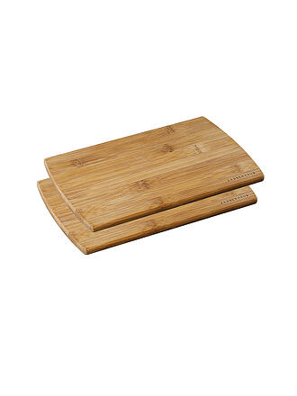 ZASSENHAUS | Tagliere da colazione in bambù, set da 2 "Ecoline" 26x17 cm