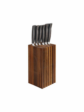 ZASSENHAUS | Ceppo portacoltelli 13x26cm noce