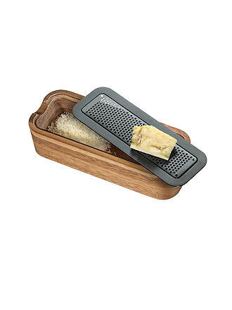 ZASSENHAUS | Grattugia per formaggio 20 cm acacia marrone scuro