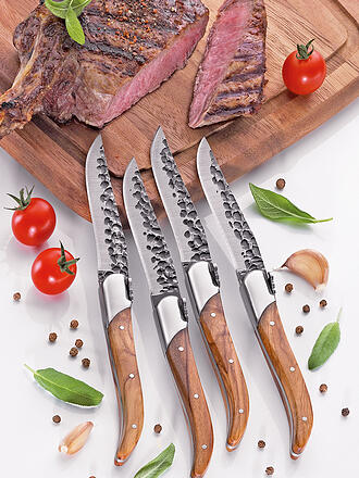ZASSENHAUS | Set di 4 coltelli da bistecca BULL in legno d'olivo