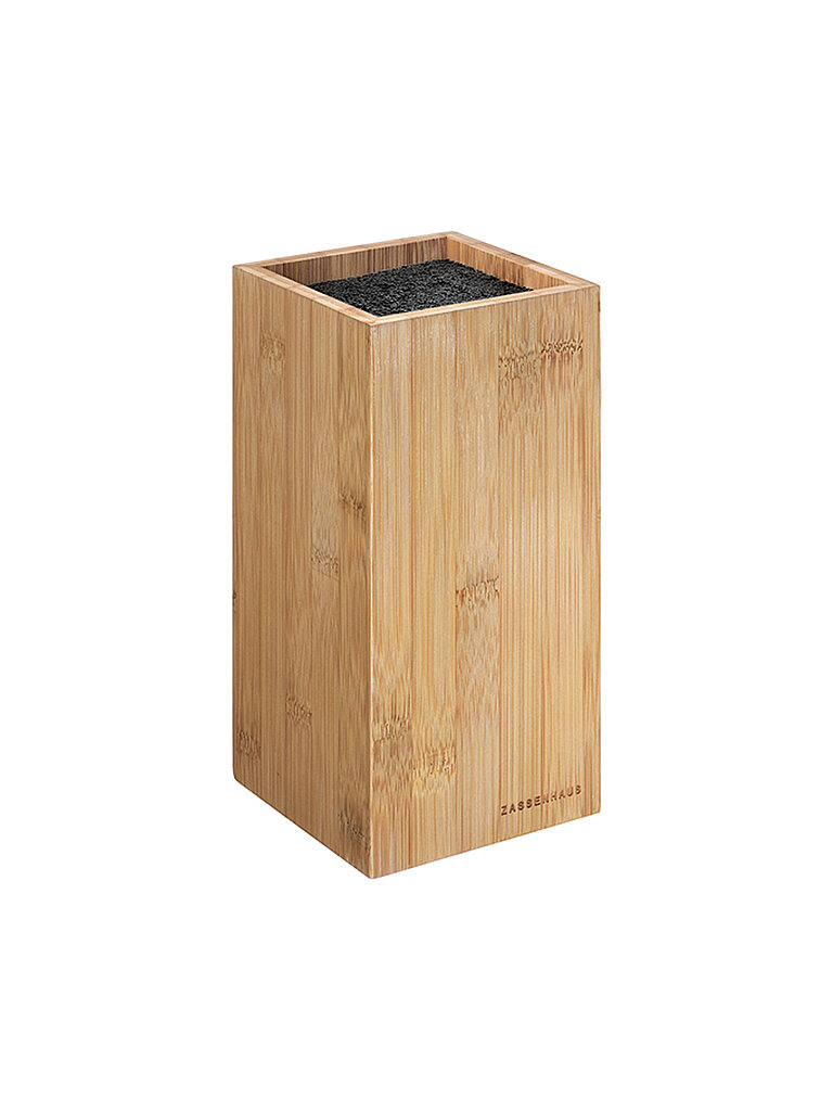 Ceppo portacoltelli in bambù 23 cm marrone