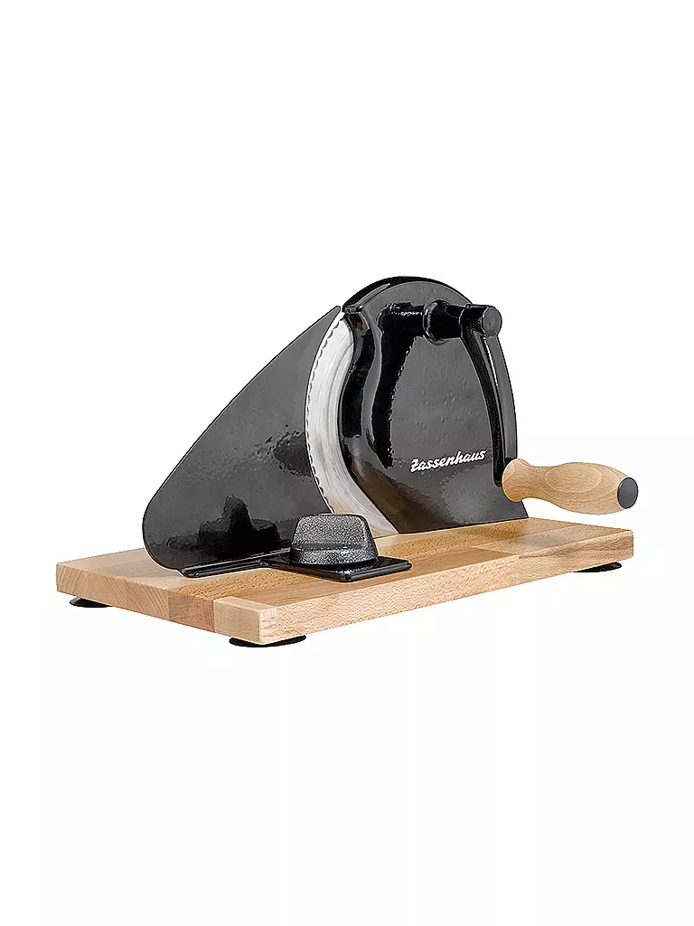 ZASSENHAUS | Affettatrice per pane Classic Nera | Nero