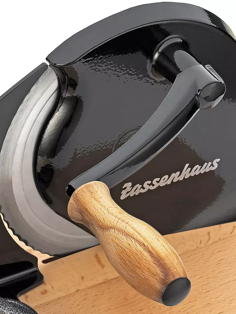 ZASSENHAUS | Affettatrice per pane Classic Nera | 