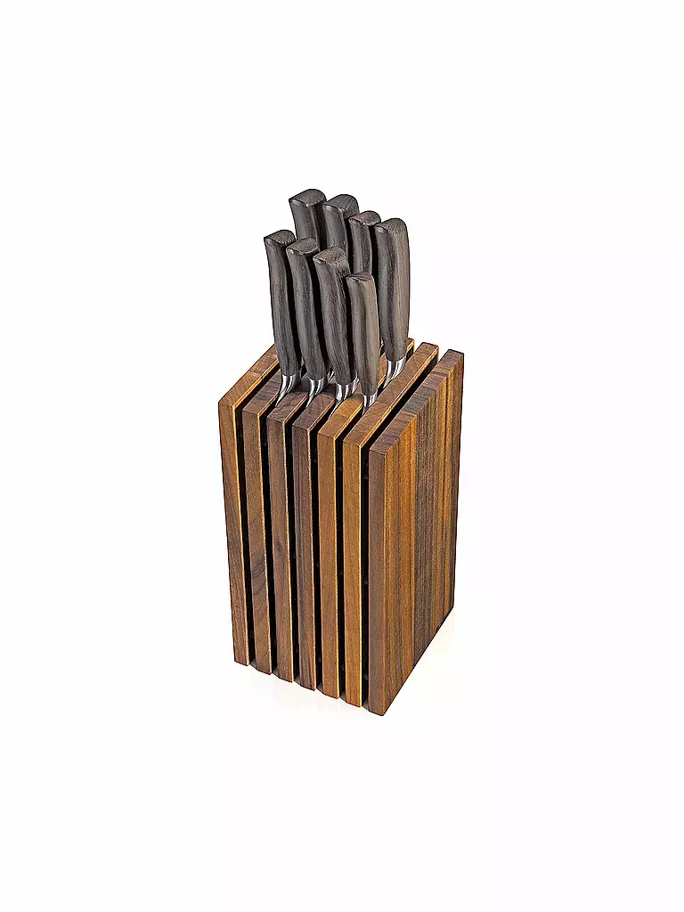 ZASSENHAUS | Ceppo portacoltelli 13x26cm noce | 