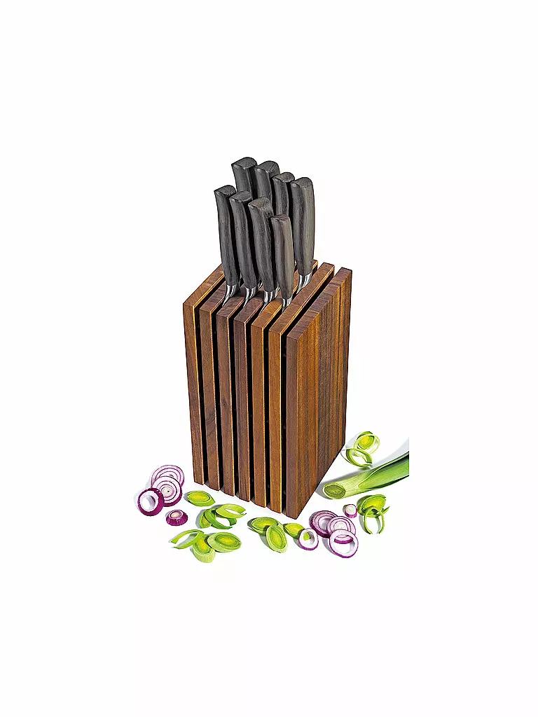 ZASSENHAUS | Ceppo portacoltelli 13x26cm noce | 