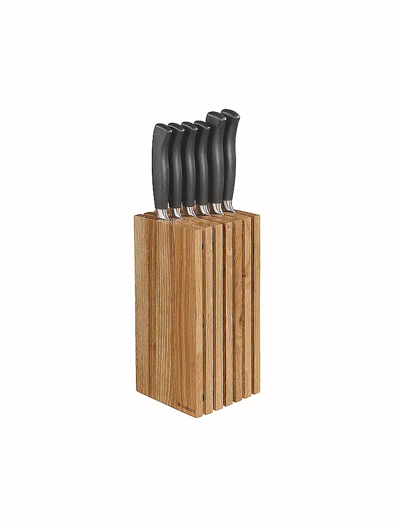 ZASSENHAUS | Ceppo portacoltelli 13x26cm Quercia | Marrone