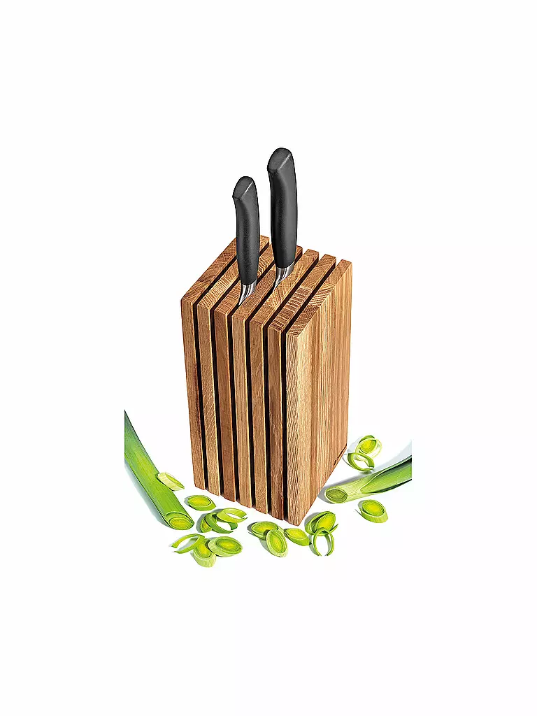 ZASSENHAUS | Ceppo portacoltelli 13x26cm Quercia | 
