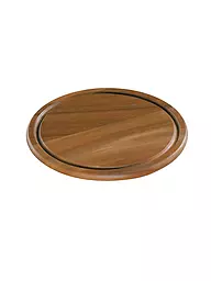 ZASSENHAUS | Piatto per bistecca in acacia 25 cm marrone scuro | Marrone