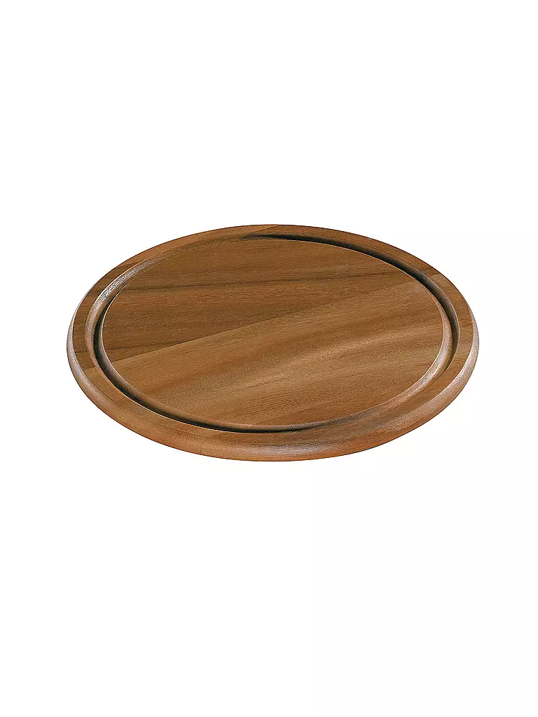 ZASSENHAUS | Piatto per bistecca in acacia 25 cm marrone scuro | Marrone