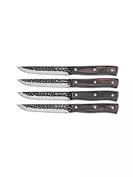 ZASSENHAUS | Set di coltelli da bistecca 4 pz. HUNTER in legno Pakka | Marrone