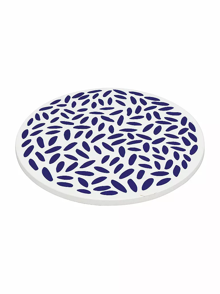 ZASSENHAUS | Sottobicchiere NORDIC 20cm Drops / Blu-Bianco | Blu