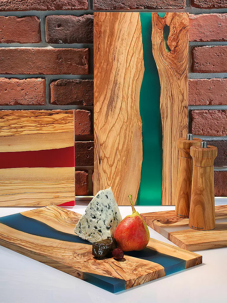 ZASSENHAUS | Tagliere Olive 45x22cm Marrone/Verde | Marrone