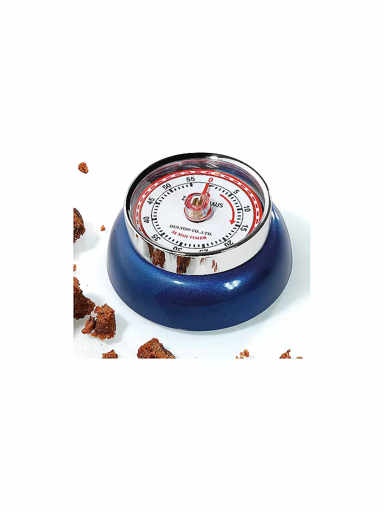 ZASSENHAUS | Timer da cucina SPEED 7cm Blu metallizzato | Blu