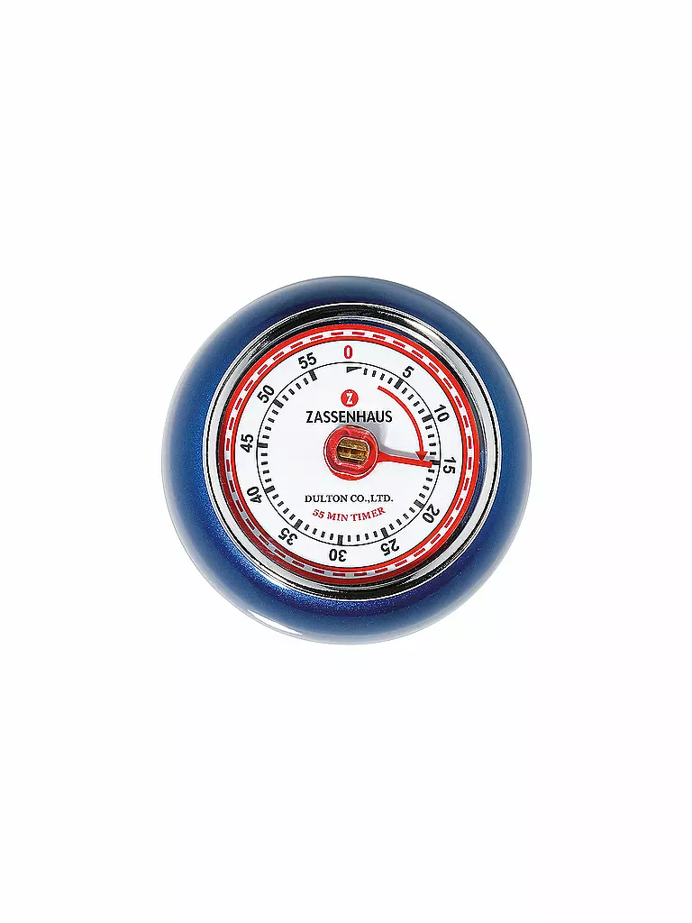 ZASSENHAUS | Timer da cucina SPEED 7cm Blu metallizzato | 