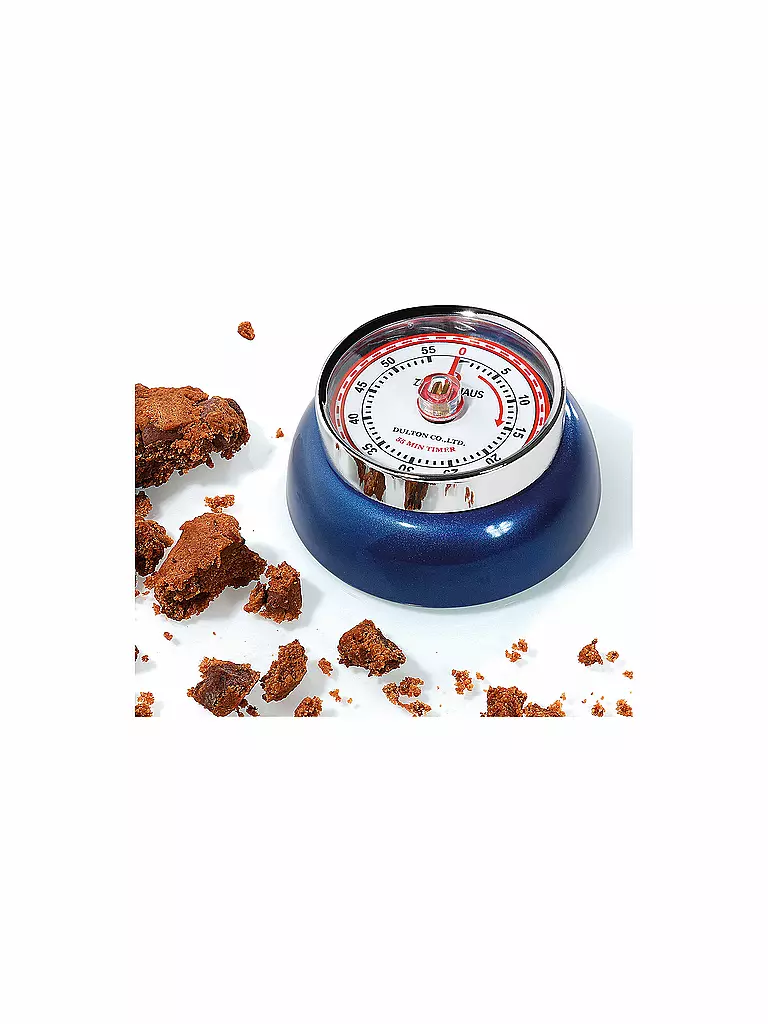 ZASSENHAUS | Timer da cucina SPEED 7cm Blu metallizzato | 