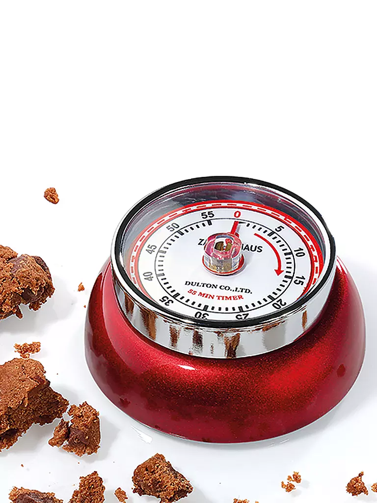 ZASSENHAUS | Timer da cucina Speed rosso metallizzato | Rosso